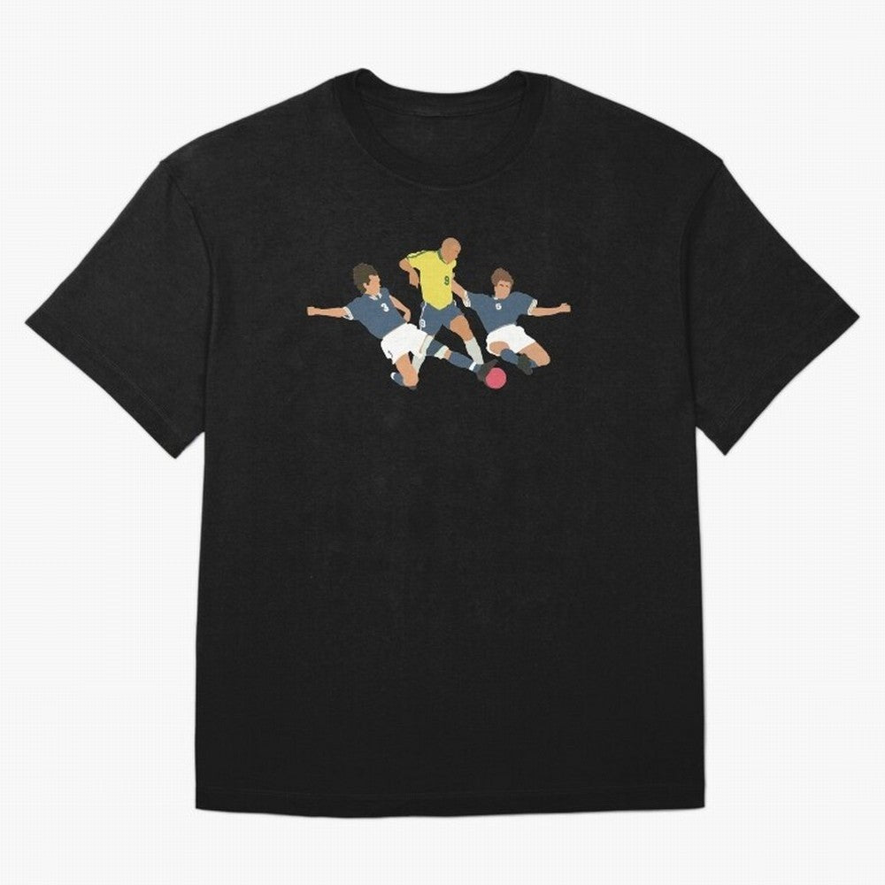 Ronaldo vs Maldini & Cannavaro Iconic Football Moment Oversized T-Shirt Discover FIFA World Cup 2026 Group Stage for Fans of Neymar and Argentina, France and Brazil, Bringing Football History, Final Match Energy, Crowd Noise and Once in a Lifetime