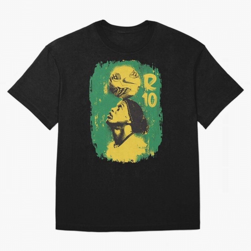 Ronaldinho Oversized T-Shirt Show Your Tournament Heart for FIFA World Cup 2026 USA Canada Mexico for Fans of Messi and Cristiano Ronaldo and Brazil, Portugal and Argentina, Bringing Football History, Final Match Energy, Crowd Noise and Once in a