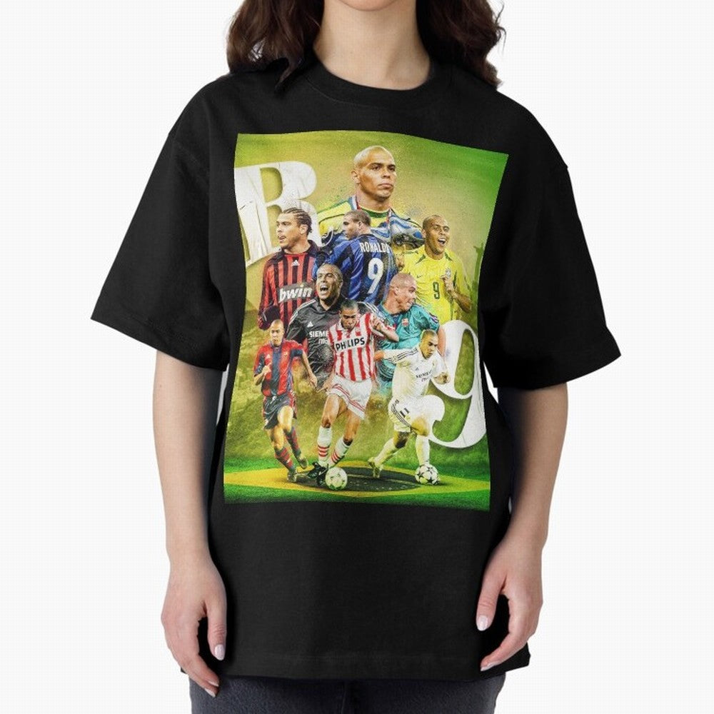 Wallpaper Ronaldo Nazario Brazil Oversized T-Shirt Share the Excitement of FIFA World Cup 2026 USA Canada Mexico Spirit, Driven by England and Germany, Neymar, Haaland and Cristiano Ronaldo, Classic Soccer Heritage, Championship Pressure, Fan