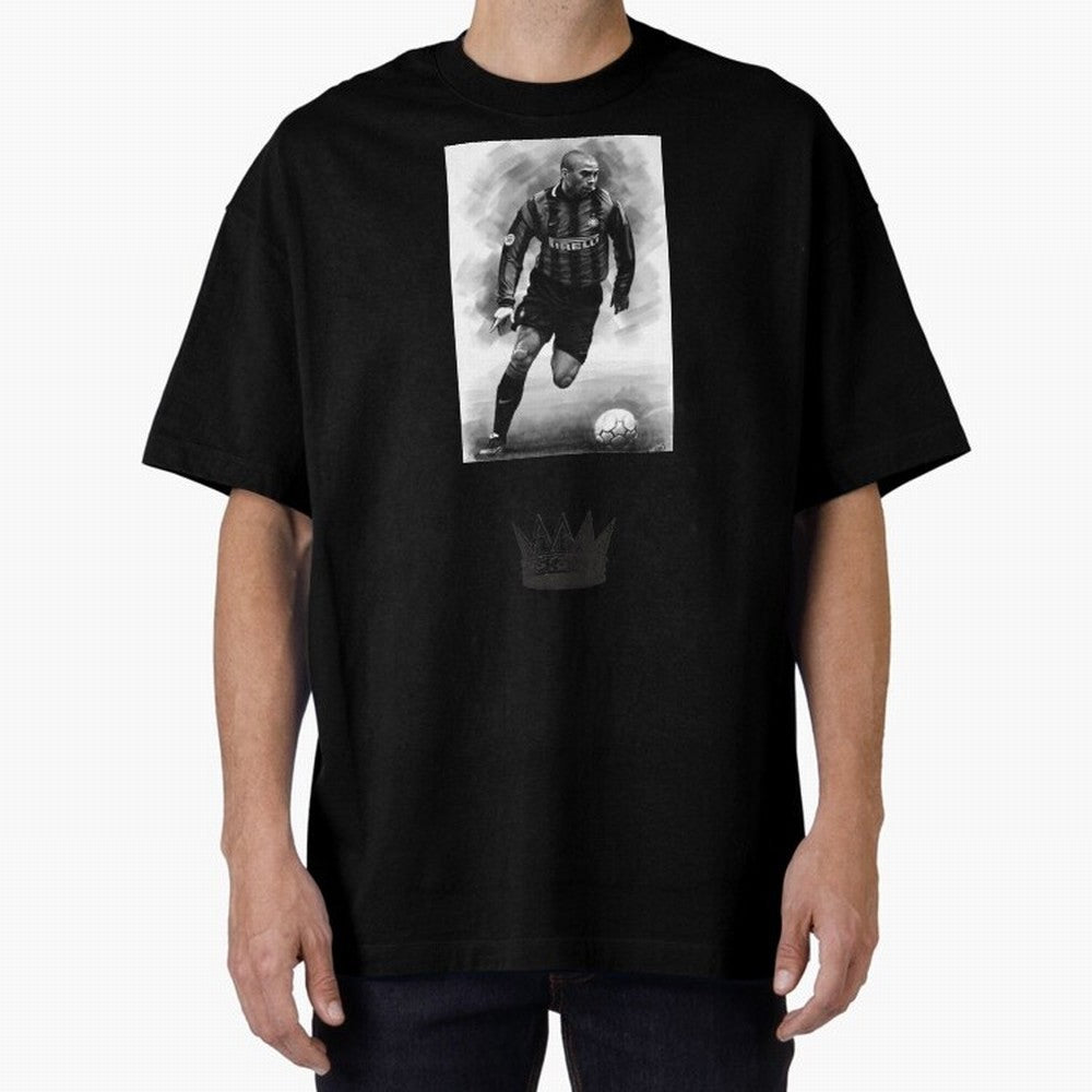 The Real Ronaldo Oversized T-Shirt Show Your Love for FIFA World Cup 2026 USA Canada Mexico for Fans of Messi and Cristiano Ronaldo and England, Bringing Soccer Culture, Superstar Moments, National Team Dreams and Competitive Fire; Built for