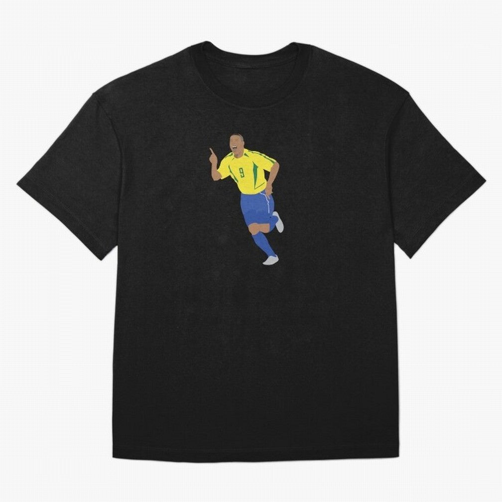 R9 Brazil - Ronaldo Oversized T-Shirt Capture Stadium Memories from FIFA World Cup 2026 for Fans of Neymar and Portugal, Bringing Worldwide Fan Energy, Dramatic Goals, Stadium Lights and Championship Celebrations; Made for Collectors Who Enjoy