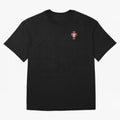 Portugal Soccer Logo Sticker Oversized T-Shirt Celebrate Every Goal in FIFA World Cup 2026 for Fans of Mbappe and Neymar and France, Bringing Tournament Hype, Historic Matchups, Family Viewing Parties and Global Sports Pride; Made for Collectors