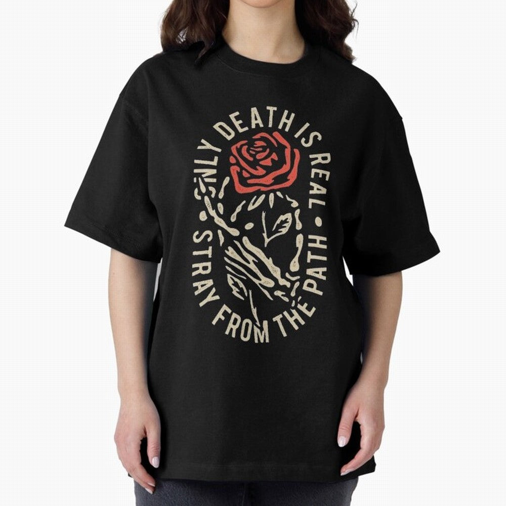 Stray from the path /only ddeath is real Oversized T-Shirt Turn Up for FIFA World Cup 2026 USA Canada Mexico for Fans of Neymar, Haaland and Cristiano Ronaldo and Argentina and Brazil, Bringing Classic Soccer Heritage, Championship Pressure, Fan