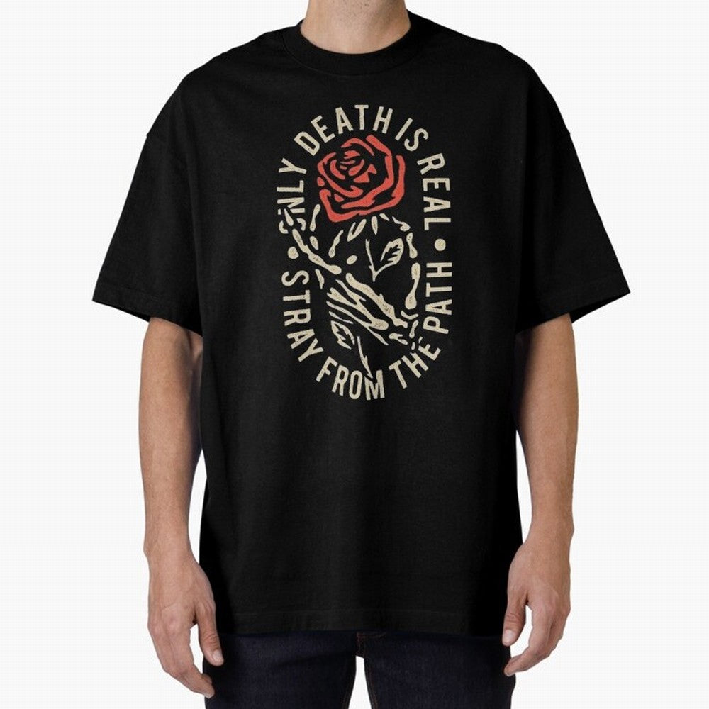Stray from the path /only ddeath is real Oversized T-Shirt Turn Up for FIFA World Cup 2026 USA Canada Mexico for Fans of Neymar, Haaland and Cristiano Ronaldo and Argentina and Brazil, Bringing Classic Soccer Heritage, Championship Pressure, Fan
