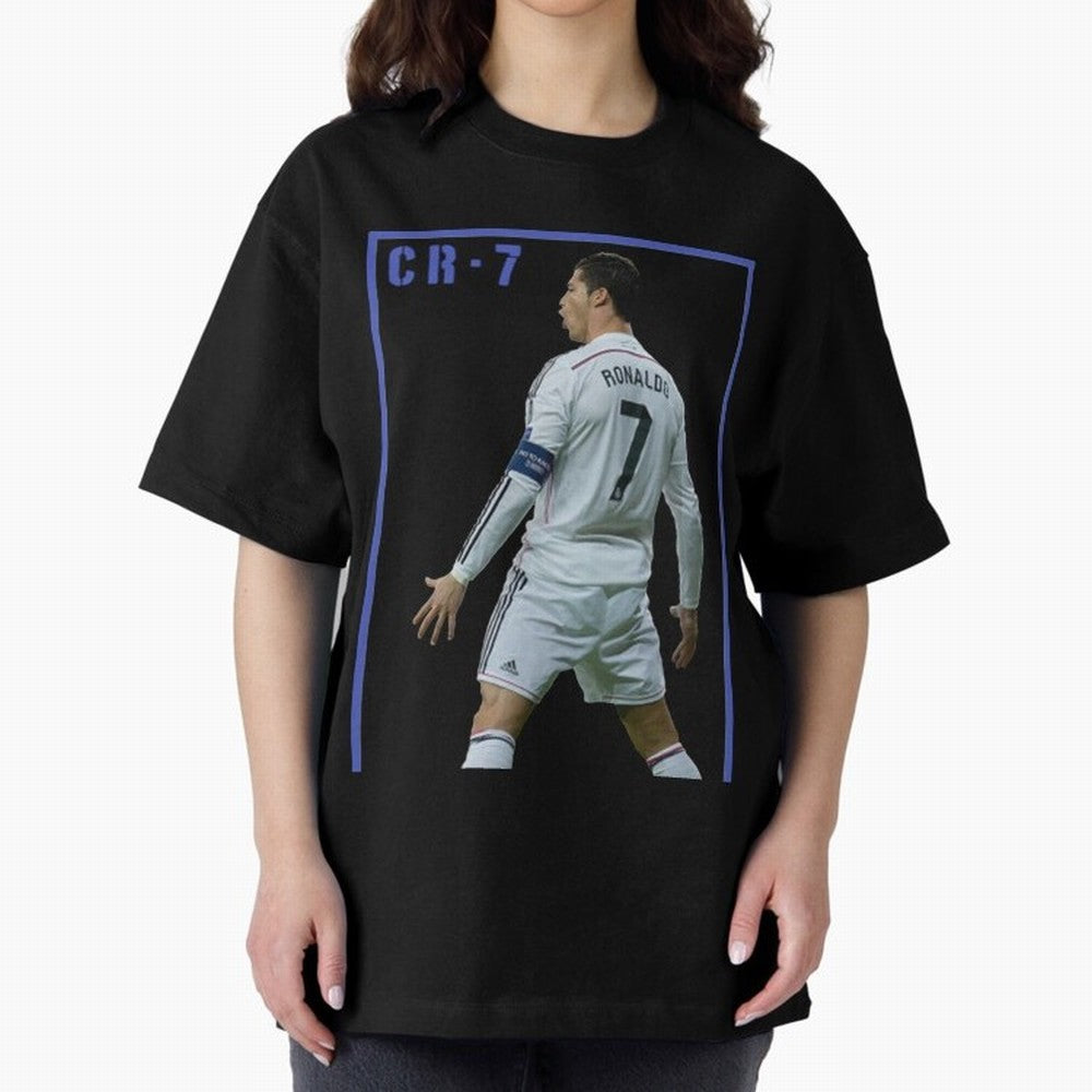 Ronaldo Christiano ronaldo Oversized T-Shirt Represent FIFA World Cup 2026 Group Stage Spirit, Highlighting Brazil, Messi and Cristiano Ronaldo, Supporter Pride, Iconic Celebrations, Legendary Names and Global Match Day Energy; Created for Match