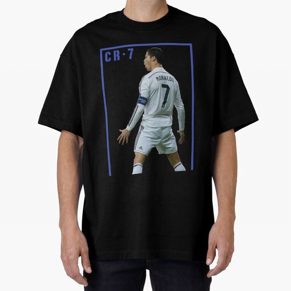 Ronaldo Christiano ronaldo Oversized T-Shirt Represent FIFA World Cup 2026 Group Stage Spirit, Highlighting Brazil, Messi and Cristiano Ronaldo, Supporter Pride, Iconic Celebrations, Legendary Names and Global Match Day Energy; Created for Match