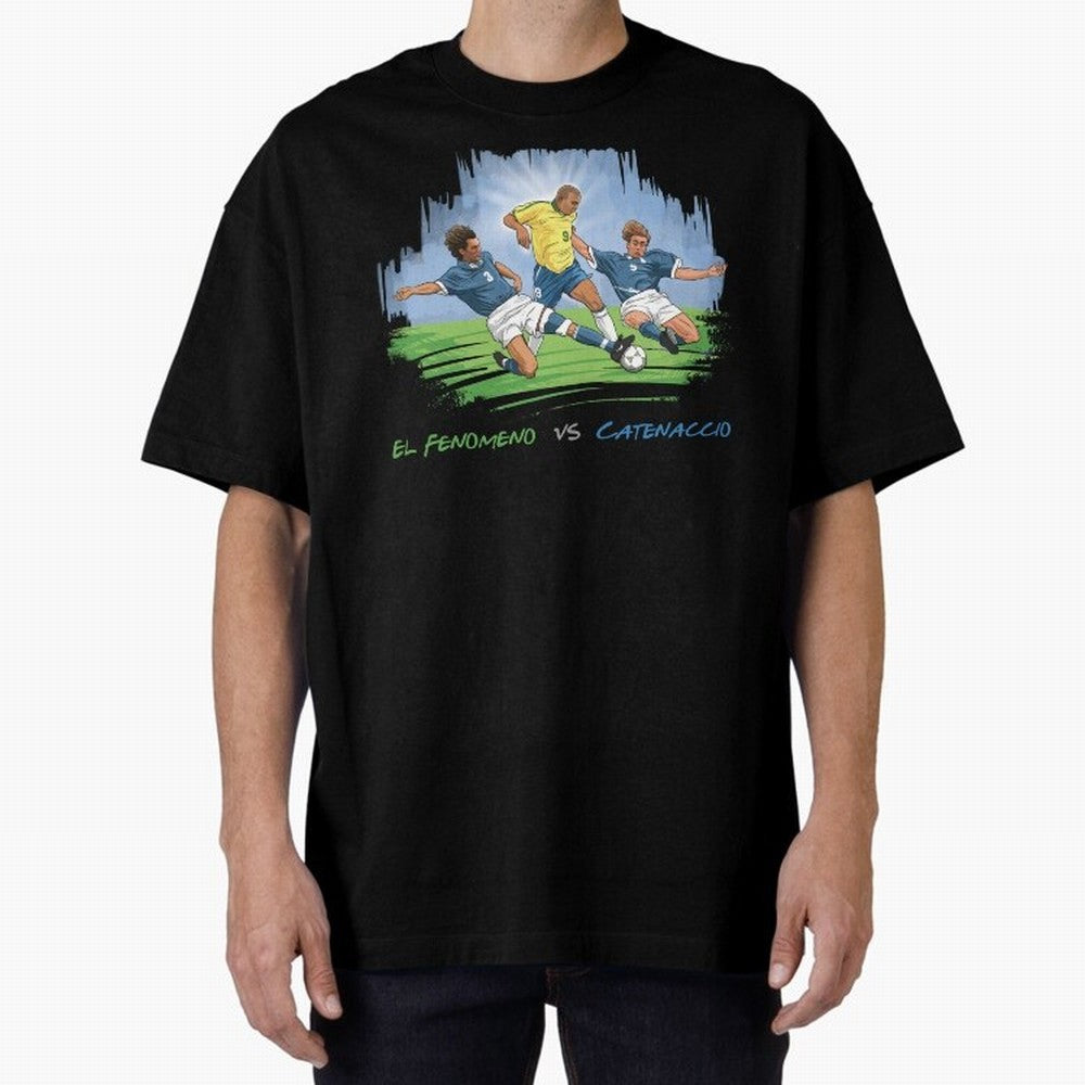 El Fenomeno Ronaldo Luis Nazario de Lima Oversized T-Shirt Turn Football Passion into the FIFA World Cup 2026 USA Canada Mexico Journey through Mbappe and Neymar Highlights, Brazil, Portugal and Argentina Pride, Classic Soccer Heritage,