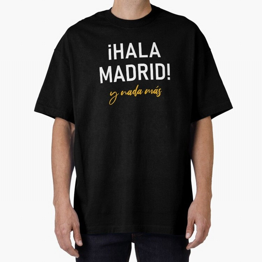 Hala Madrid Oversized T-Shirt Make Memories around FIFA World Cup 2026 Spirit, Featuring England and Germany, CR7 and Messi, Match Day Excitement, Supporter Culture, Golden Goals and Global Football Passion; Perfect for Fans, Collectors, Family