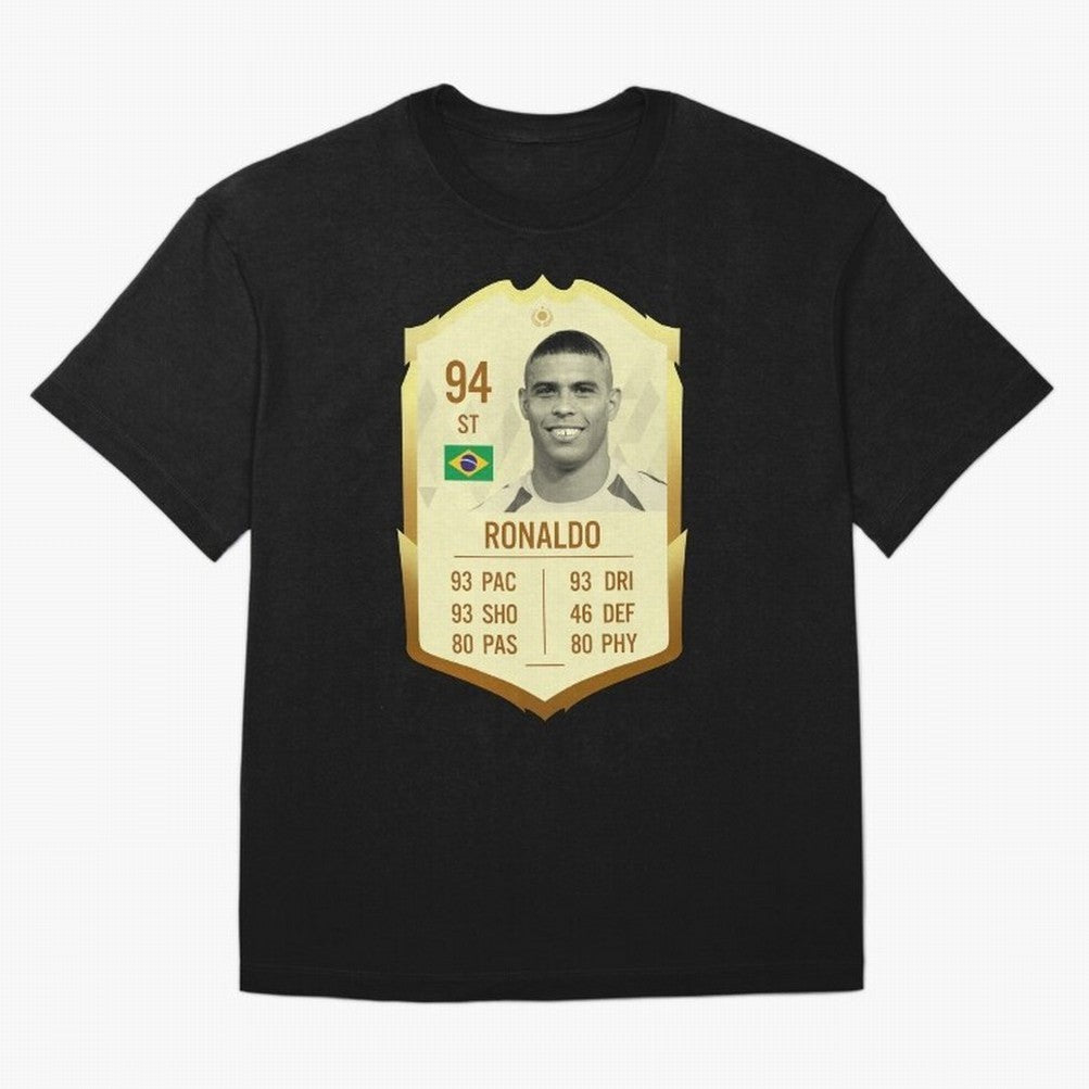 Ronaldo Ultimate Card Oversized T-Shirt Bring Bold Fan Energy to Global Football Passion for FIFA World Cup 2026 USA Canada Mexico, with CR7 and Messi, England and Germany, Vintage Soccer Flavor, Modern Football Stars, National Flags and Final