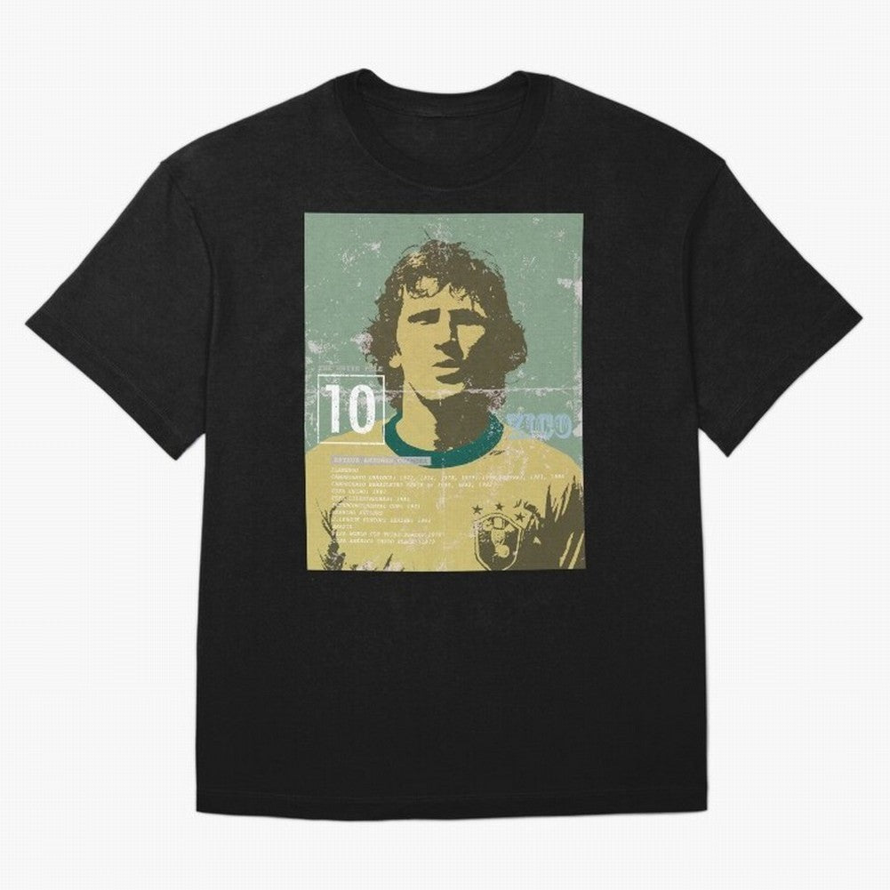 Zico Oversized T-Shirt Feel the Heartbeat of Global Football Passion for FIFA World Cup 2026, Driven by CR7 and Messi, Netherlands, Global Supporter Spirit, Legendary Goals, National Colors and Tournament Celebration; Created for Match Day Parties,