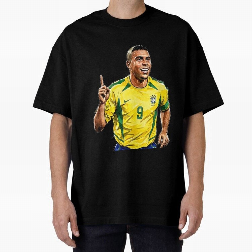 Ronaldo Fen?meno Oversized T-Shirt Show Your Tournament Heart for FIFA World Cup 2026 Group Stage Spirit, Made for Germany, Mbappe, Stadium Chants, National Pride, Trophy Dreams and Unforgettable Football Memories; Ideal for Fans Who Follow Messi,