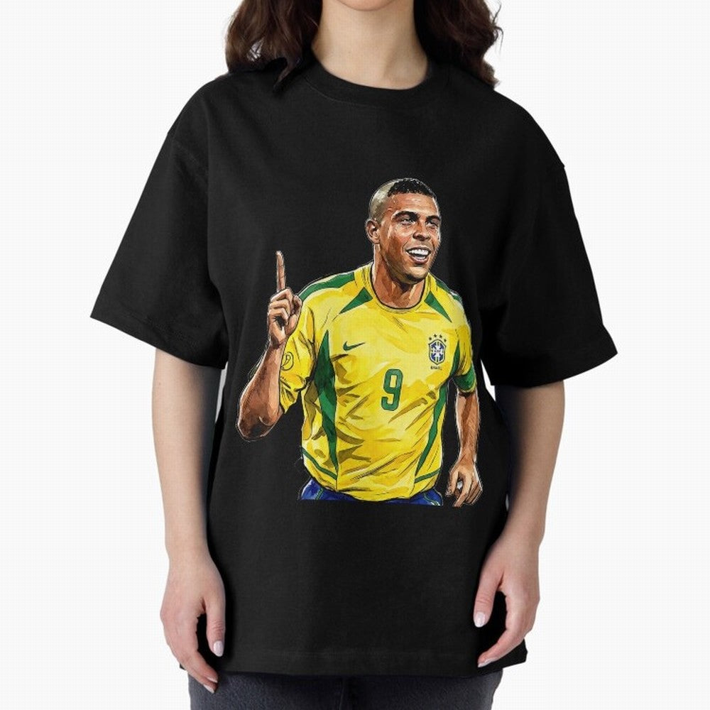 Ronaldo Fen?meno Oversized T-Shirt Show Your Tournament Heart for FIFA World Cup 2026 Group Stage Spirit, Made for Germany, Mbappe, Stadium Chants, National Pride, Trophy Dreams and Unforgettable Football Memories; Ideal for Fans Who Follow Messi,