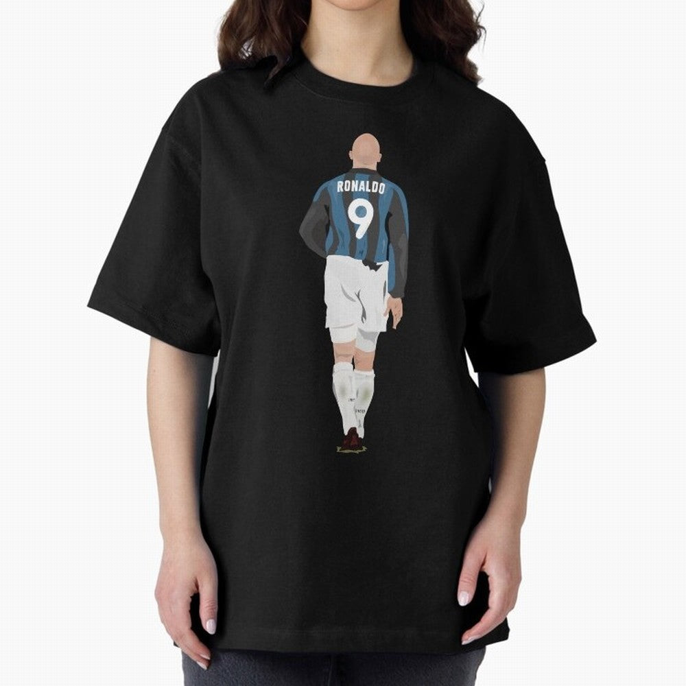 RONALDO THE PHENOMENON Oversized T-Shirt Remember FIFA World Cup 2026 USA Canada Mexico Spirit, Built around England and Germany, Neymar, Haaland and Cristiano Ronaldo, Championship Spirit, Famous Goals, Roaring Crowds and International Football