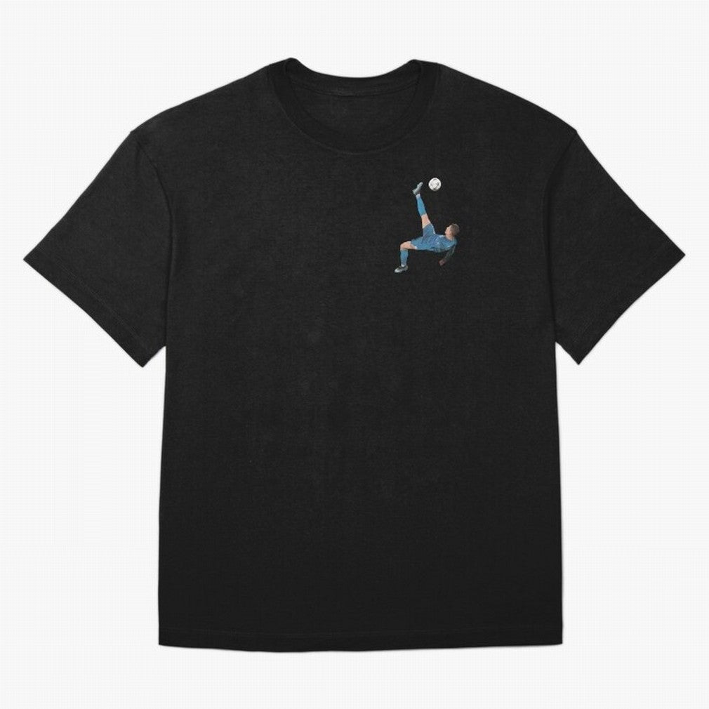 Ronaldo Bicycle Kick - Real Madrid vs Juventus Oversized T-Shirt Show Passion for the Stars of Global Football Passion for FIFA World Cup 2026, Built around CR7 and Messi, France, Football Passion, Legendary Performances, Festival Vibes and