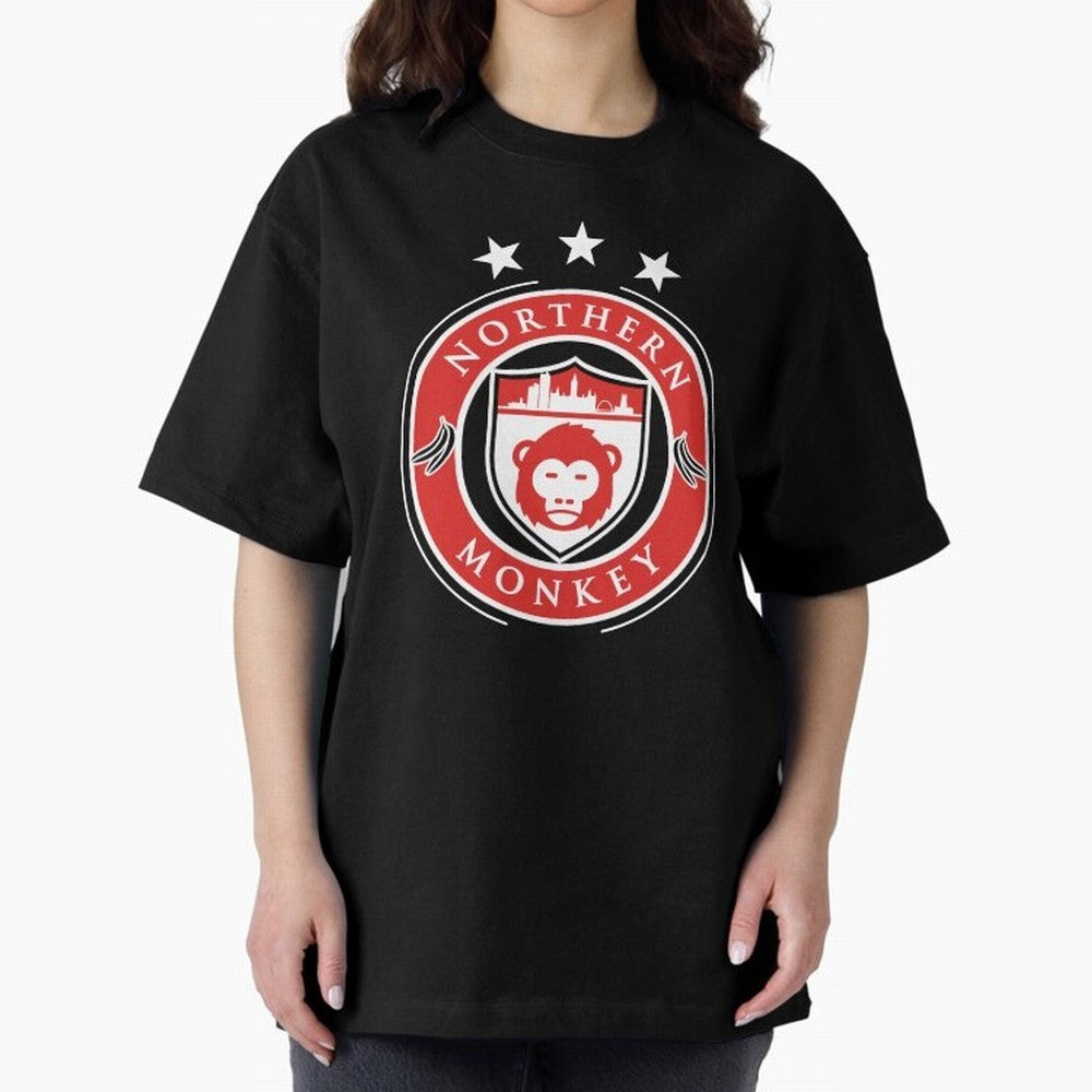 Northern Monkey United Oversized T-Shirt Embrace the FIFA World Cup 2026 Journey through Neymar, Haaland and Cristiano Ronaldo Highlights, England, France and Netherlands Pride, Stadium Chants, National Pride, Trophy Dreams and Unforgettable