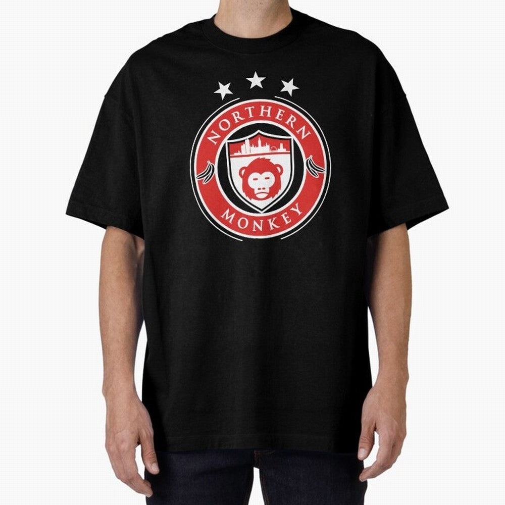 Northern Monkey United Oversized T-Shirt Embrace the FIFA World Cup 2026 Journey through Neymar, Haaland and Cristiano Ronaldo Highlights, England, France and Netherlands Pride, Stadium Chants, National Pride, Trophy Dreams and Unforgettable