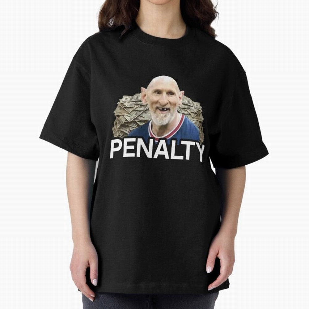 Lionel Pessi penalty please Oversized T-Shirt Carry the Colors and Pride of Match Day Hype around FIFA World Cup 2026 USA Canada Mexico, Messi and Cristiano Ronaldo, Brazil, Champion Mindset, Group Stage Buzz, Knockout Tension and Passionate Fan