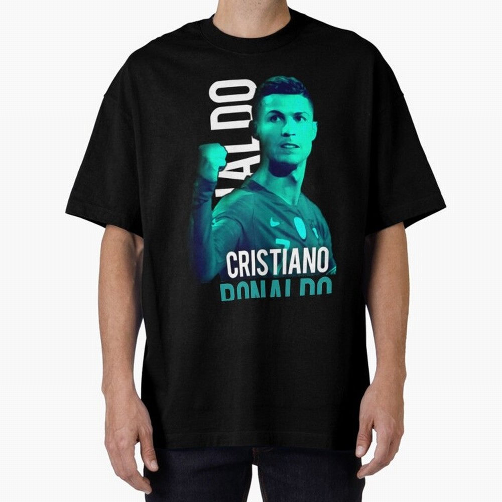 Ronaldo Ronaldo vector Oversized T-Shirt Bring Supporter Culture to FIFA World Cup 2026 USA Canada Mexico Inspired by Haaland, Portugal Energy, Classic Soccer Heritage, Championship Pressure, Fan Loyalty and International Pride; Great for