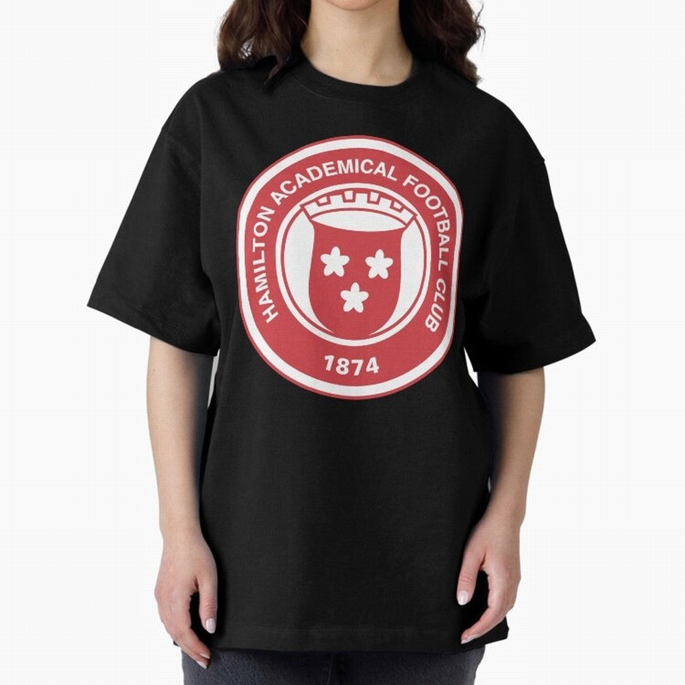Hamilton Accies Football Club Oversized T-Shirt Enjoy the Biggest Football Party of FIFA World Cup 2026 USA Canada Mexico Celebrating CR7, Netherlands Energy, Championship Spirit, Famous Goals, Roaring Crowds and International Football Unity; Great