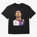 Ronaldo pop art Oversized T-Shirt Bring Legendary Rivalry Energy to Match Day Hype around FIFA World Cup 2026, Cristiano Ronaldo, England and Germany, Champion Mindset, Group Stage Buzz, Knockout Tension and Passionate Fan Culture; Perfect for