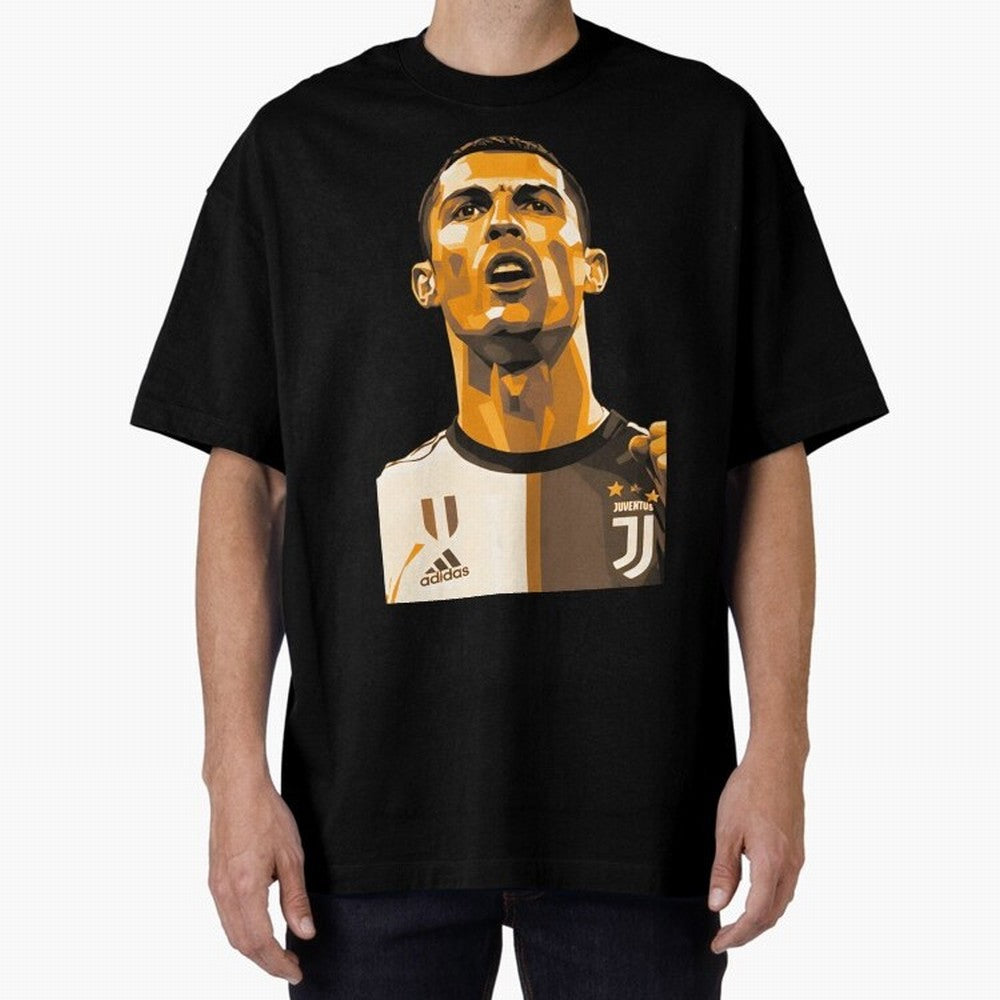 Ronaldo Oversized T-Shirt Experience the Global Stage of FIFA World Cup 2026 Spirit, Filled with Portugal, Spain and Germany, Neymar, Game Day Rituals, Football Legends, Country Pride and the Road to the Final; Great for Watch Parties, Sports Bars,