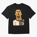 Ronaldo Oversized T-Shirt Experience the Global Stage of FIFA World Cup 2026 Spirit, Filled with Portugal, Spain and Germany, Neymar, Game Day Rituals, Football Legends, Country Pride and the Road to the Final; Great for Watch Parties, Sports Bars,