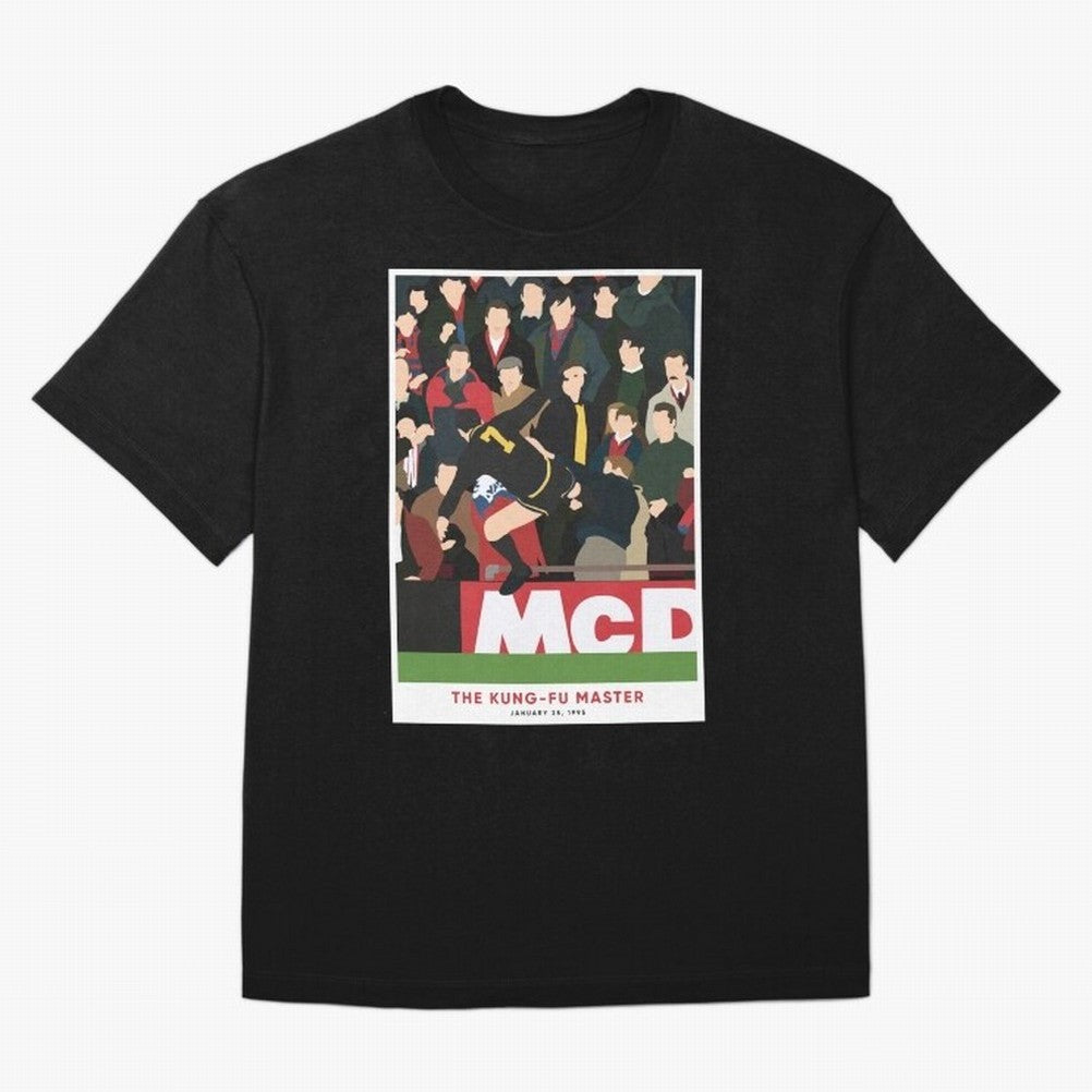 Eric Cantona The Kung-Fu Master Oversized T-Shirt Create Match Day Hype around FIFA World Cup 2026, Messi and Cristiano Ronaldo, France and Portugal, Tournament Hype, Historic Matchups, Family Viewing Parties and Global Sports Pride; Ideal for Fans