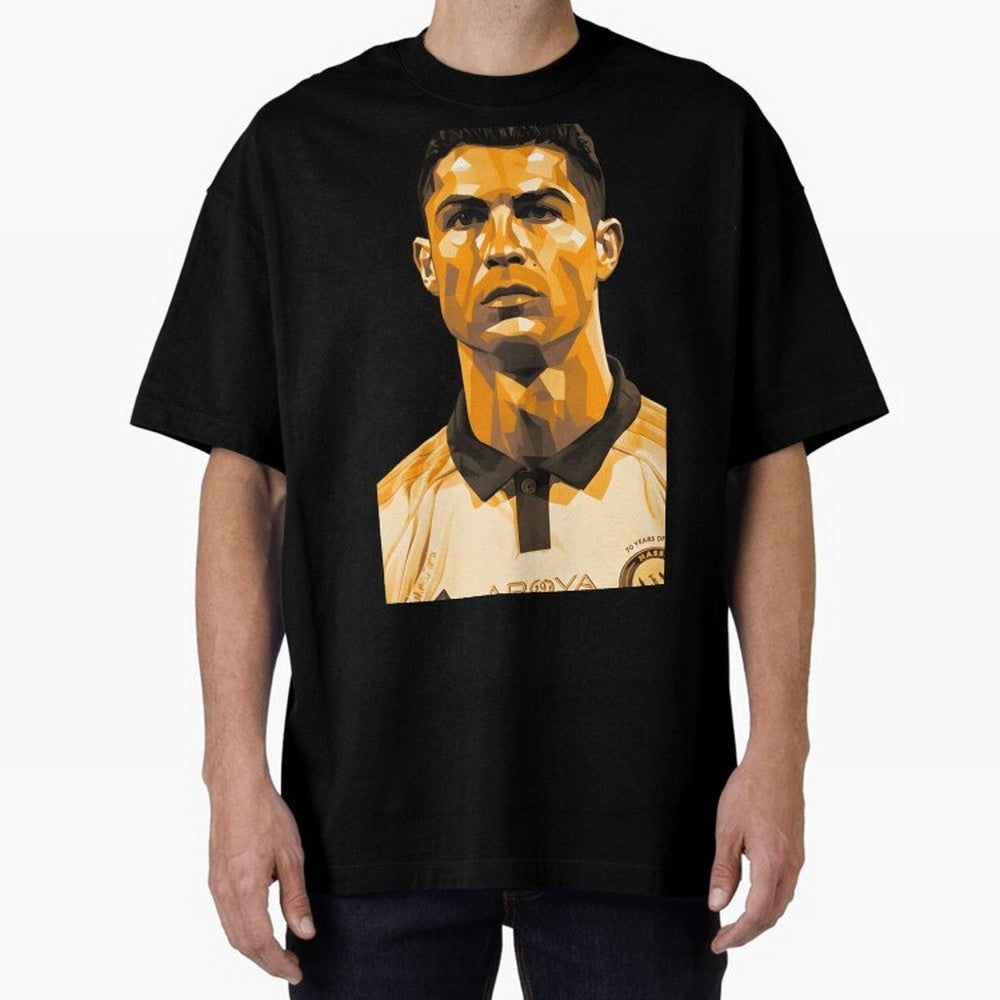 Ronaldo Oversized T-Shirt Celebrate Global Passion for FIFA World Cup 2026 USA Canada Mexico for Fans of Haaland and Mbappe and Germany, Bringing Champion Mindset, Group Stage Buzz, Knockout Tension and Passionate Fan Culture; Great for Supporters