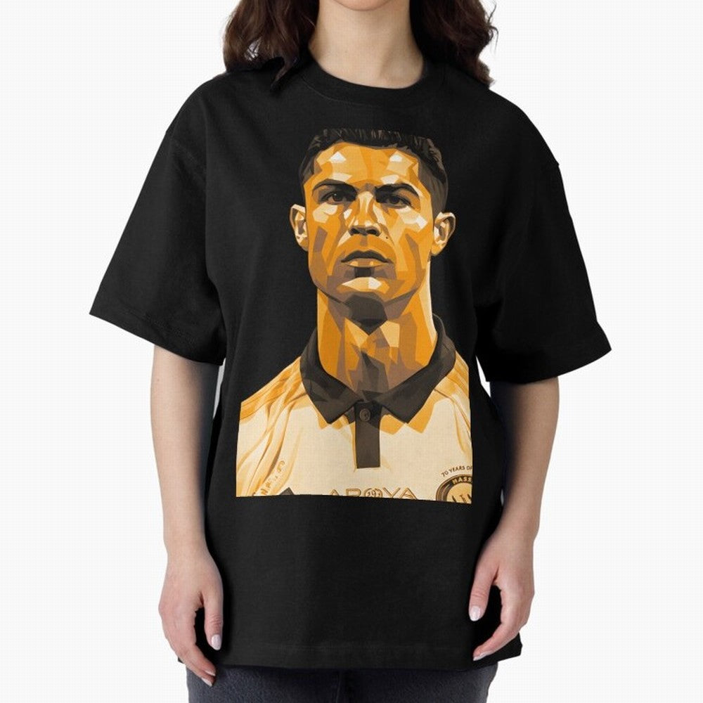 Ronaldo Oversized T-Shirt Celebrate Global Passion for FIFA World Cup 2026 USA Canada Mexico for Fans of Haaland and Mbappe and Germany, Bringing Champion Mindset, Group Stage Buzz, Knockout Tension and Passionate Fan Culture; Great for Supporters