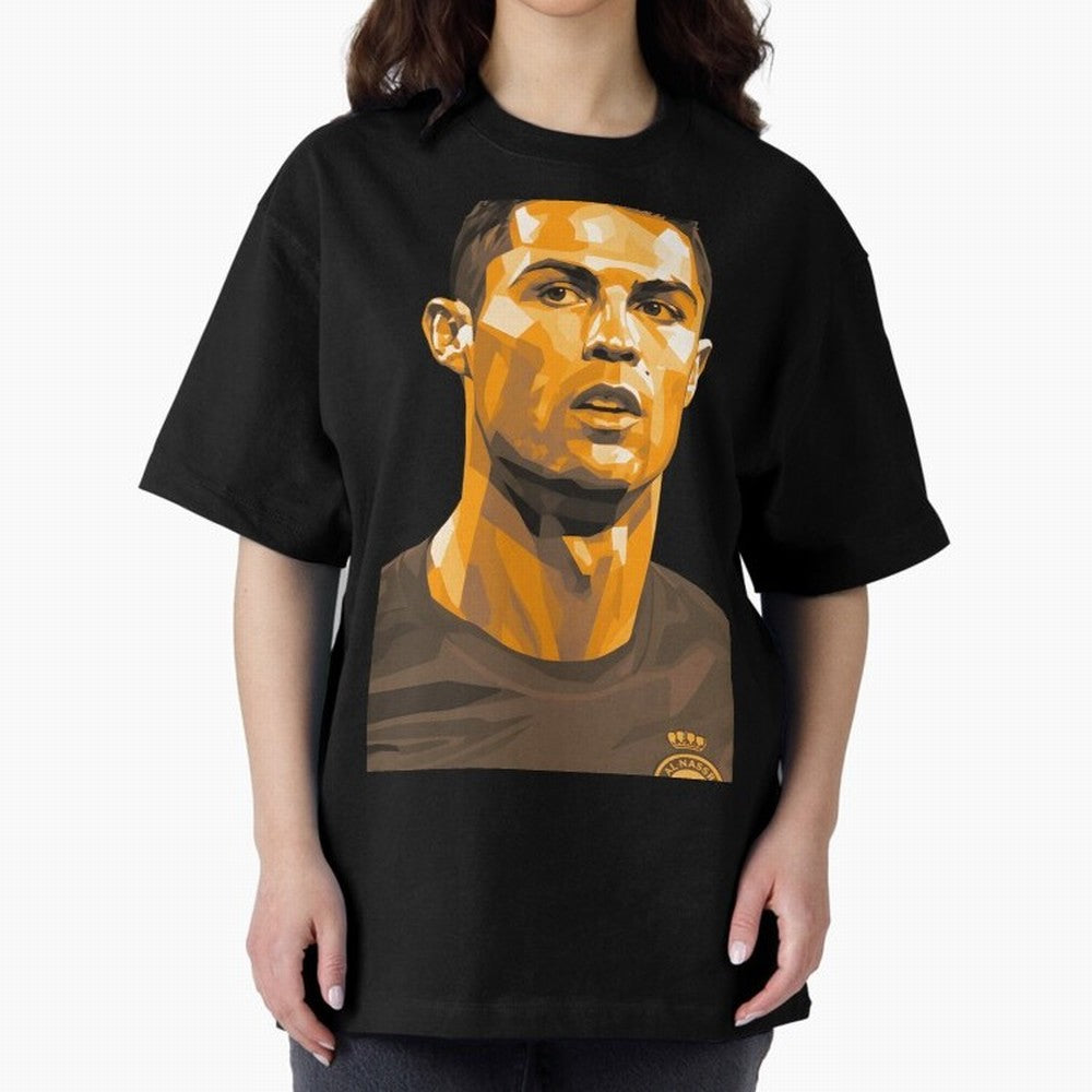 Ronaldo Oversized T-Shirt Bring Global Tournament Vibes to Match Day Hype around FIFA World Cup 2026 Group Stage, Messi and Cristiano Ronaldo, Spain, Football Festival Excitement, Trophy Ambitions, Country Rivalries and Star Player Buzz; Perfect