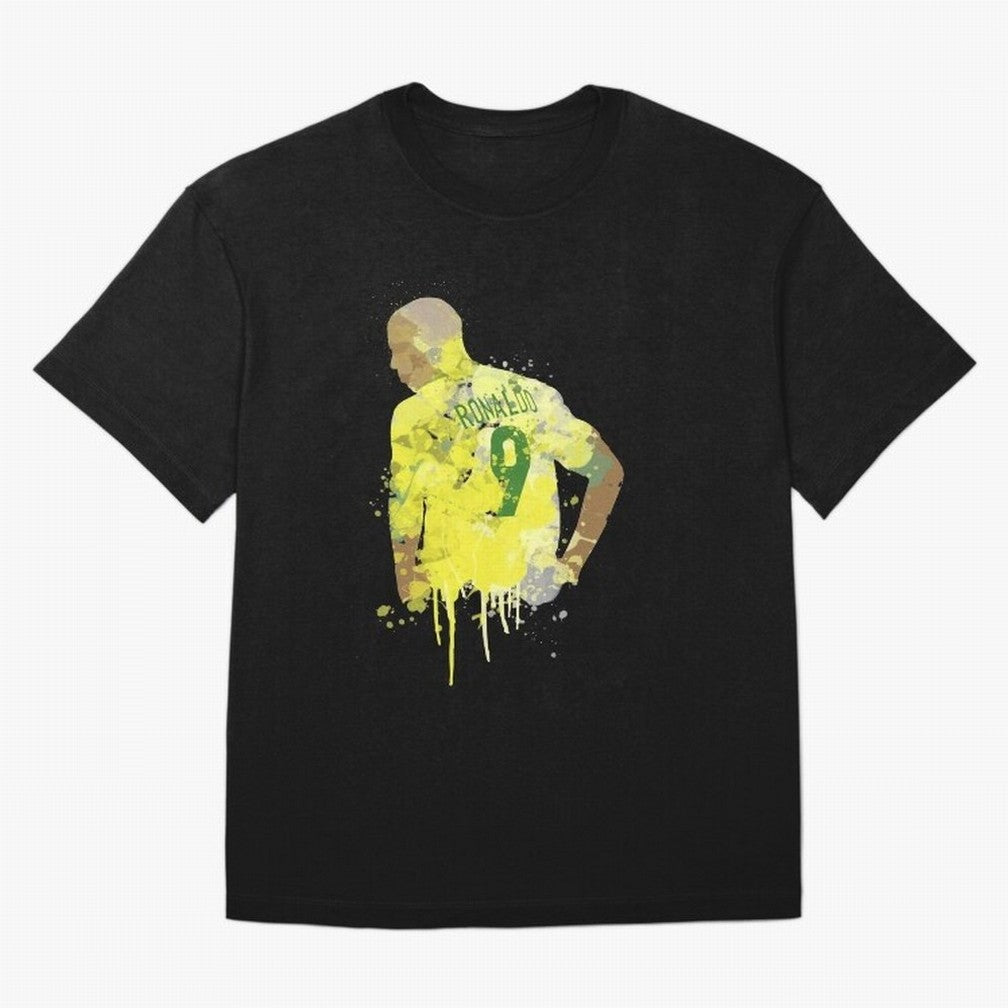 Ronaldo Brazil Legend Art Oversized T-Shirt Capture FIFA World Cup 2026 Group Stage Inspired by Neymar, England and Germany Energy, Worldwide Fan Energy, Dramatic Goals, Stadium Lights and Championship Celebrations; Created for Match Day Parties,