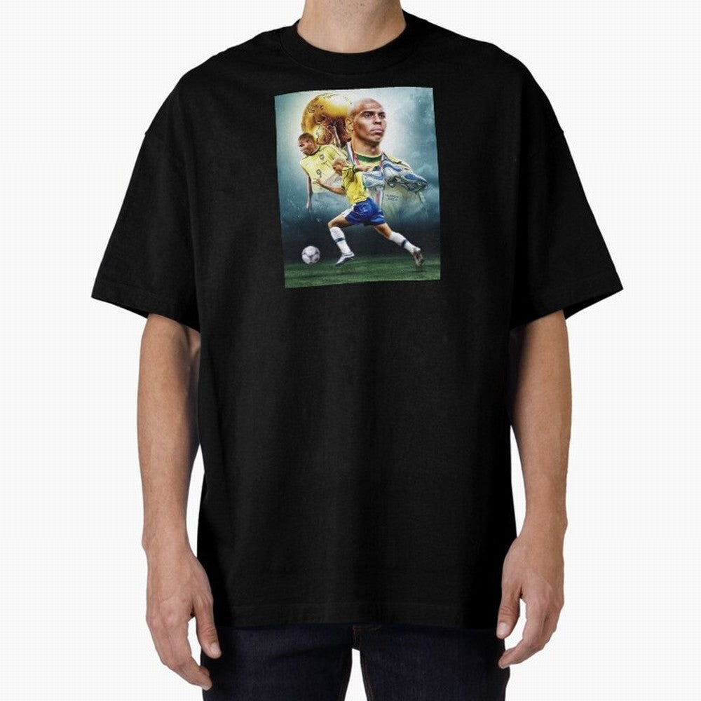 wallpaper Ronaldo Nazario Oversized T-Shirt Feel International Energy from FIFA World Cup 2026 for Fans of CR7 and Spain, Bringing Game Day Rituals, Football Legends, Country Pride and the Road to the Final; Made for Die Hard Supporters, Soccer