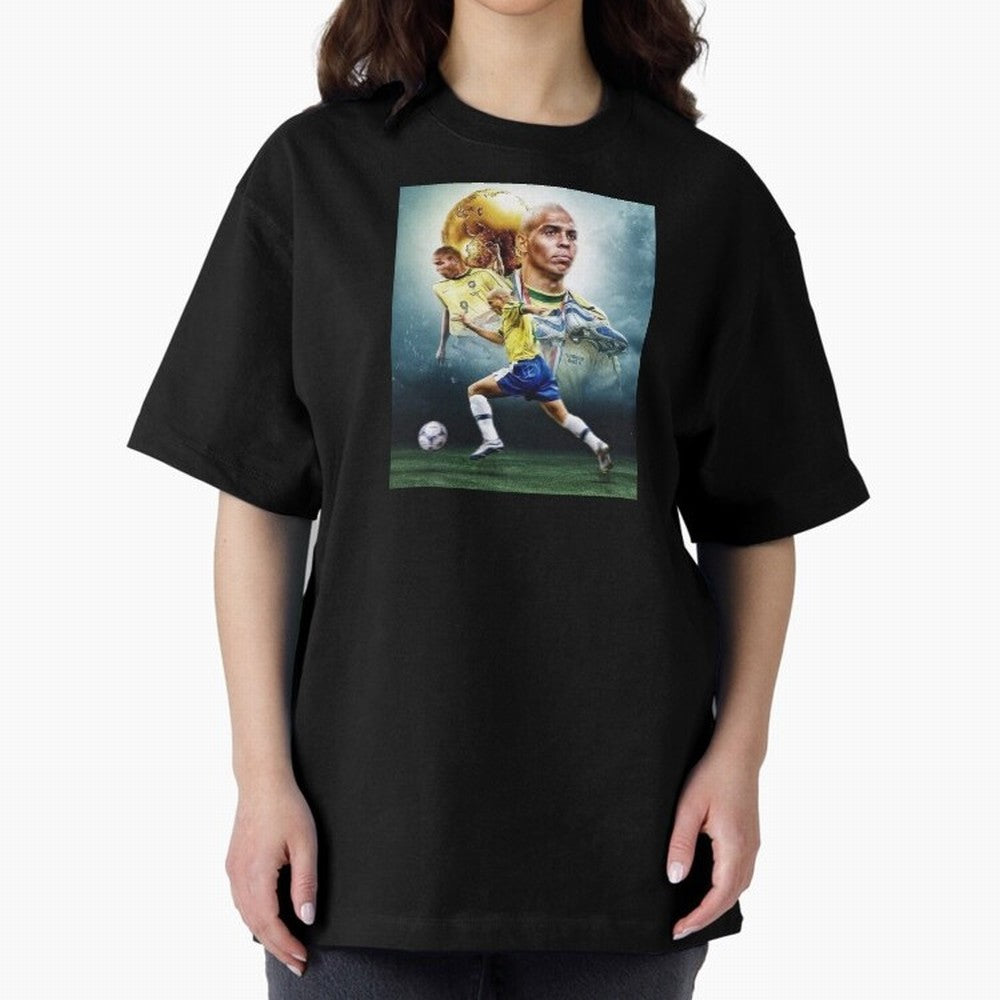 wallpaper Ronaldo Nazario Oversized T-Shirt Feel International Energy from FIFA World Cup 2026 for Fans of CR7 and Spain, Bringing Game Day Rituals, Football Legends, Country Pride and the Road to the Final; Made for Die Hard Supporters, Soccer