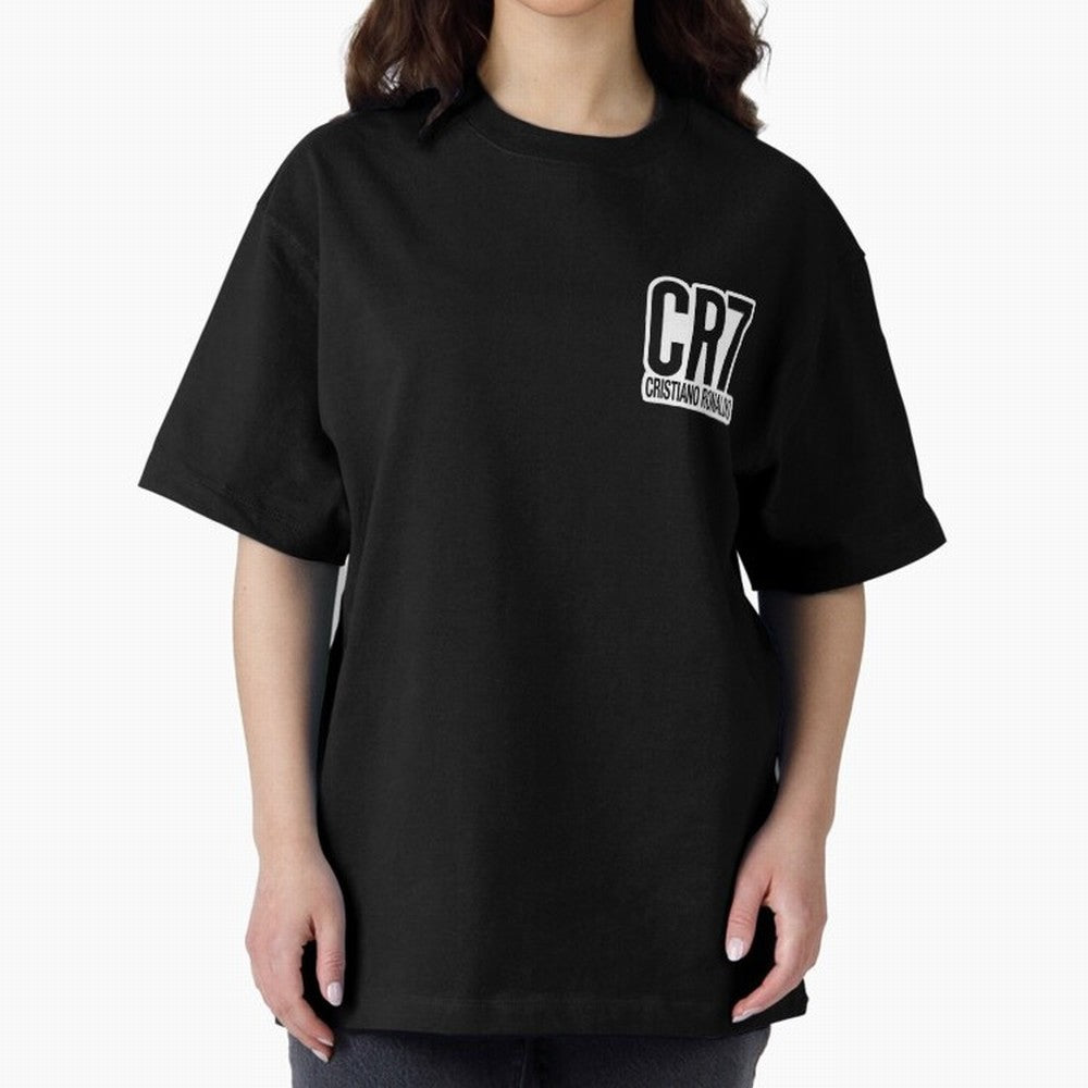 CR7 Oversized T-Shirt Represent Football Lovers during FIFA World Cup 2026 Group Stage for Fans of Messi, CR7 and Mbappe and Portugal, Bringing Vintage Soccer Flavor, Modern Football Stars, National Flags and Final Night Emotion; Perfect for Fans,