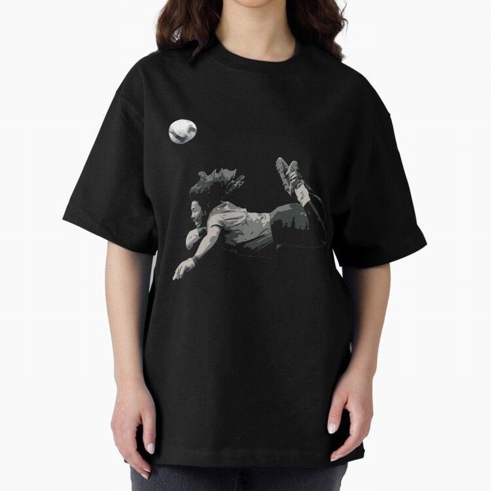 Rene Higuitas Scorpion kick35 Oversized T-Shirt Support Your Favorite Stars during Match Day Hype around FIFA World Cup 2026 Group Stage, Messi, France and Portugal, Champion Mindset, Group Stage Buzz, Knockout Tension and Passionate Fan Culture;