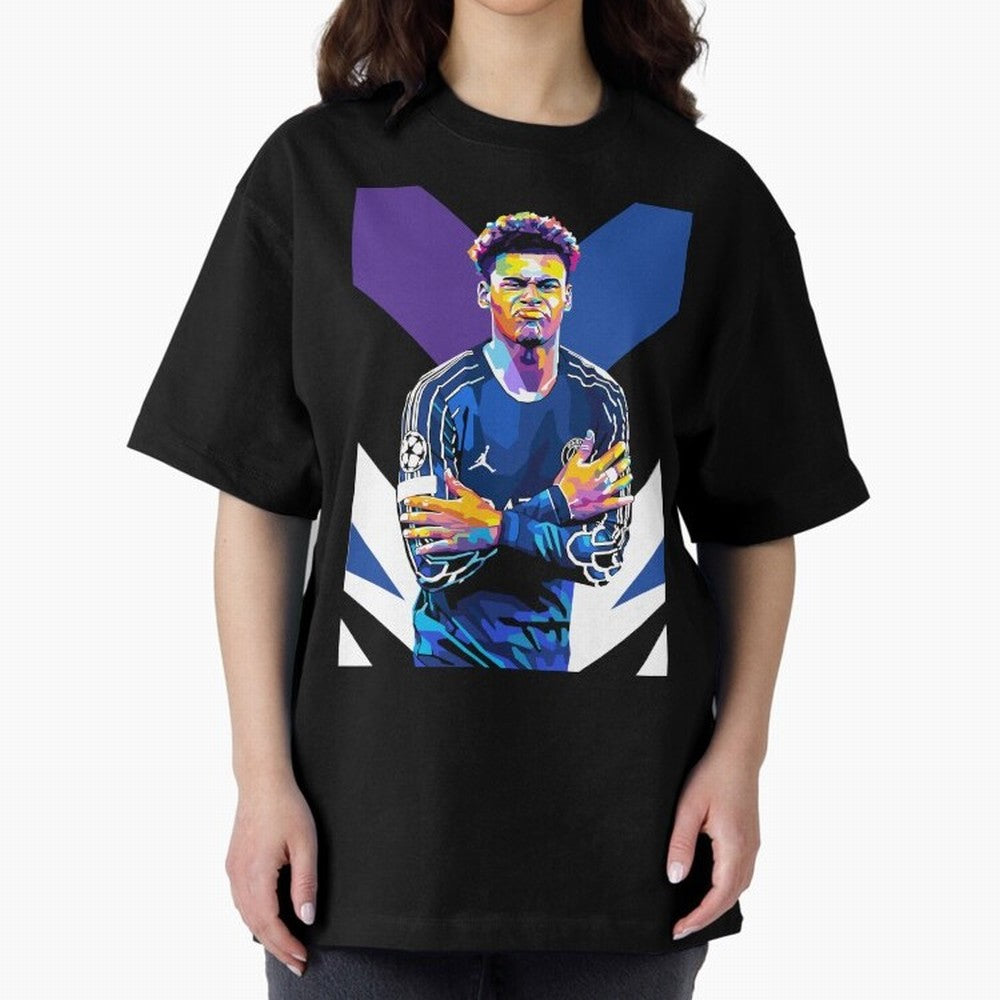 Desire Doue in WPAP Style Oversized T-Shirt Celebrate Fan Favorites in Global Football Passion for FIFA World Cup 2026 Group Stage, Inspired by Haaland and Mbappe, Portugal, Spain and Germany, Goal Celebration Energy, Supporter Heritage, Football
