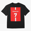 Ronaldo Jersey - 7 Back to Manchester Oversized T-Shirt Honor the Football Icons of FIFA World Cup 2026 Group Stage for Fans of Messi, Neymar and Mbappe and Germany, Bringing Fan Favorite Moments, National Team Passion, Big Match Drama and Soccer