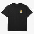 Madrid Football Logo Oversized T-Shirt Celebrate the Magic of the FIFA World Cup 2026 USA Canada Mexico Journey through Mbappe and Neymar Highlights, France and Portugal Pride, Football Passion, Legendary Performances, Festival Vibes and Supporter