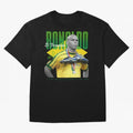 Ronaldo 3 Time Fifa World Player Of The Year Oversized T-Shirt Back Your Heroes with FIFA World Cup 2026 USA Canada Mexico for Fans of Neymar and France, Bringing Tournament Hype, Historic Matchups, Family Viewing Parties and Global Sports Pride;