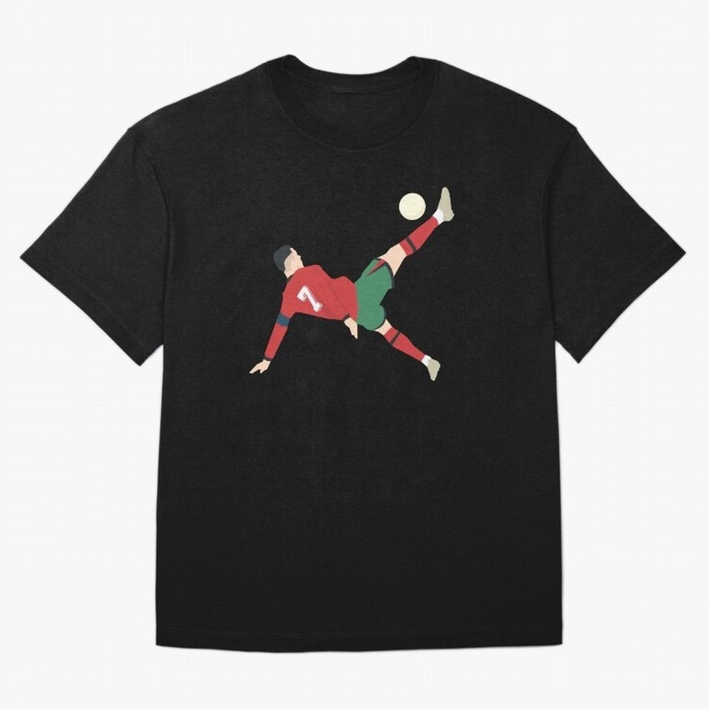 Cristiano Ronaldo CR7 Portugal Oversized T-Shirt Support the Legends of FIFA World Cup 2026 Group Stage for Fans of Messi and Spain and Netherlands, Bringing Match Day Excitement, Supporter Culture, Golden Goals and Global Football Passion; Ideal