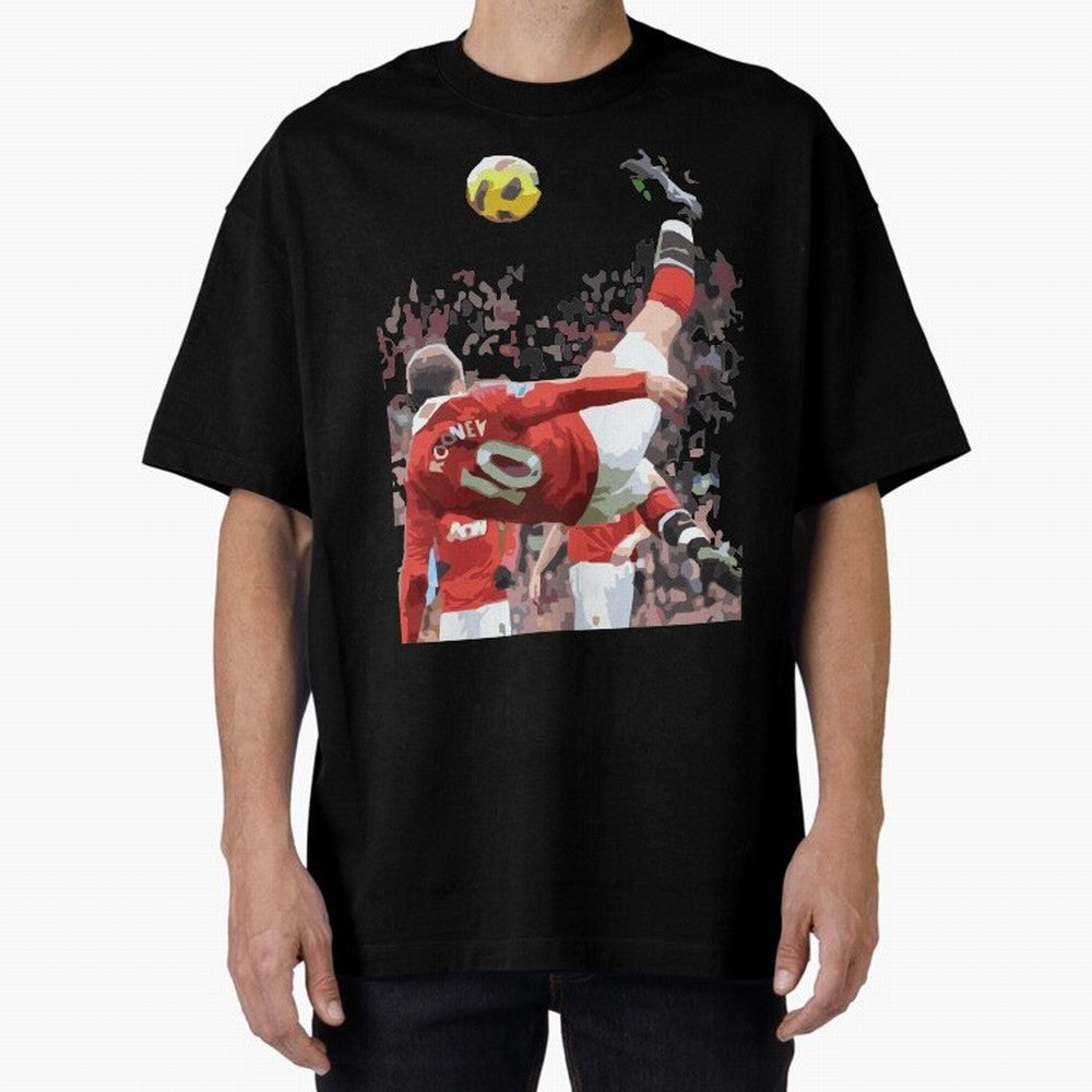 WAYNE ROONEY Oversized T-Shirt Feel the Trophy Chase of FIFA World Cup 2026 Spirit, Centered on Brazil, Portugal and Argentina, Neymar, Stadium Memories, Football Loyalty, International Chants and Championship Tradition; Great for Supporters Who