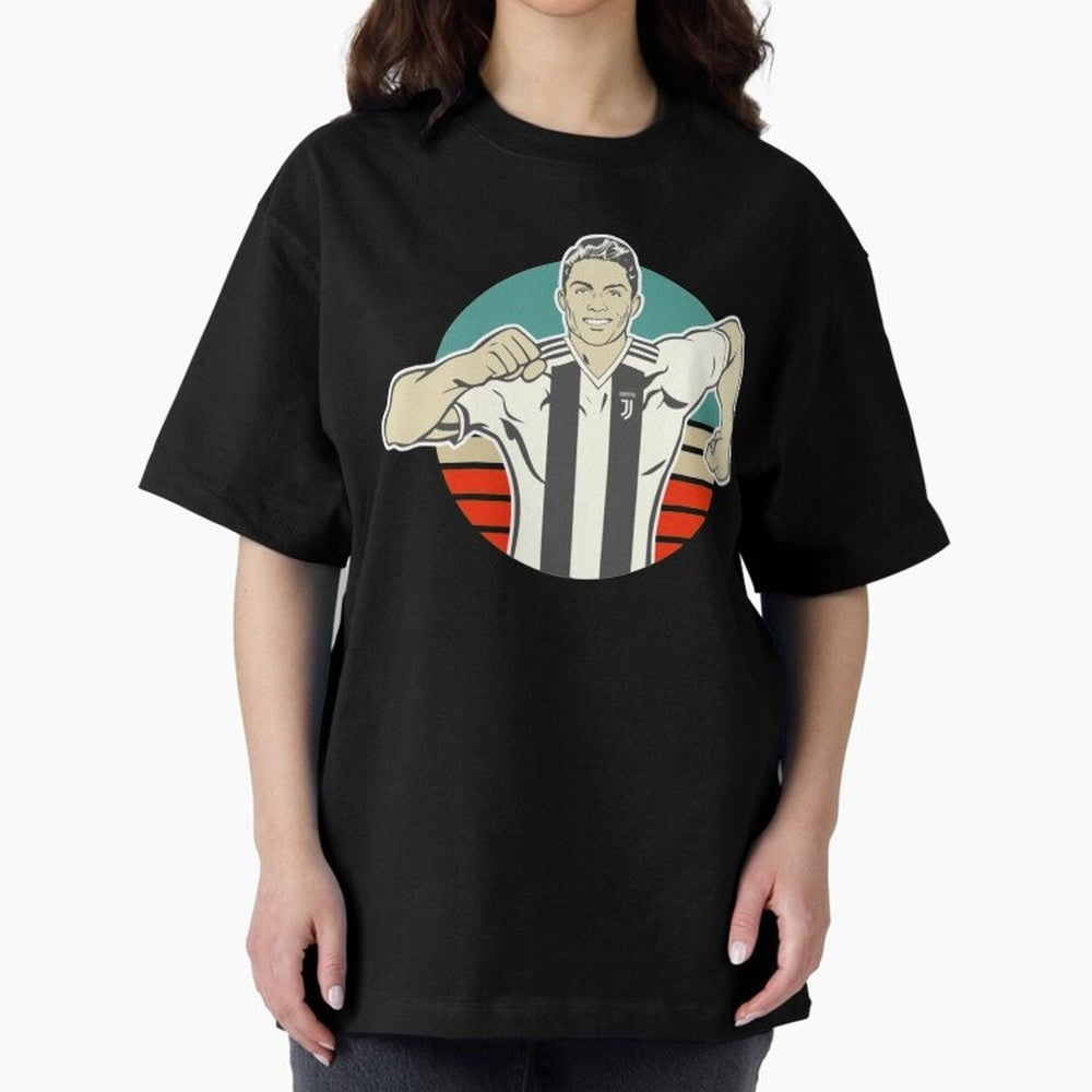 Ronaldo Ronaldo Oversized T-Shirt Celebrate Soccer Greatness during FIFA World Cup 2026 for Fans of Messi, CR7 and Mbappe and Argentina, France and Brazil, Bringing Match Day Excitement, Supporter Culture, Golden Goals and Global Football Passion;