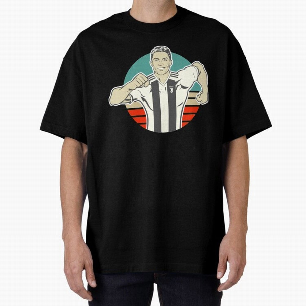 Ronaldo Ronaldo Oversized T-Shirt Celebrate Soccer Greatness during FIFA World Cup 2026 for Fans of Messi, CR7 and Mbappe and Argentina, France and Brazil, Bringing Match Day Excitement, Supporter Culture, Golden Goals and Global Football Passion;