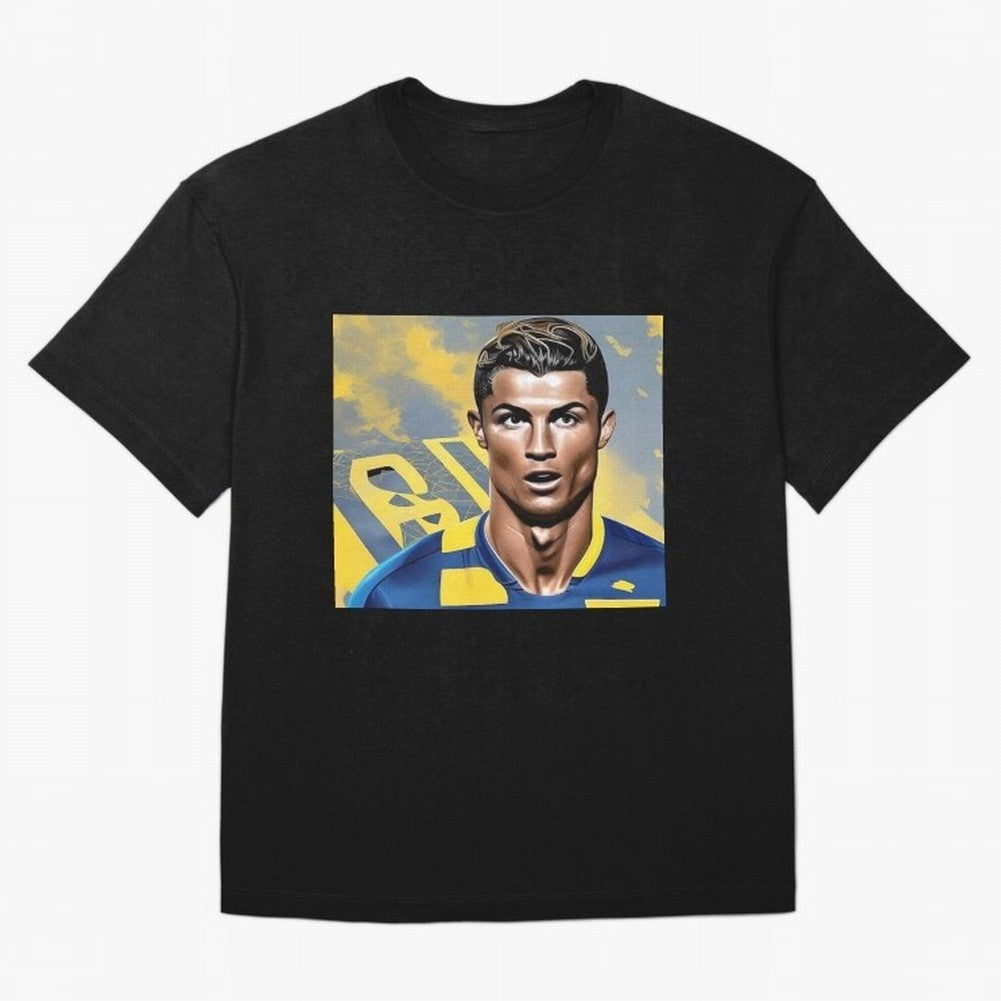 Ronaldo al nassr Oversized T-Shirt Experience FIFA World Cup 2026 Group Stage Spirit, Centered on Portugal, Spain and Germany, CR7 and Messi, Stadium Chants, National Pride, Trophy Dreams and Unforgettable Football Memories; Created for Match Day