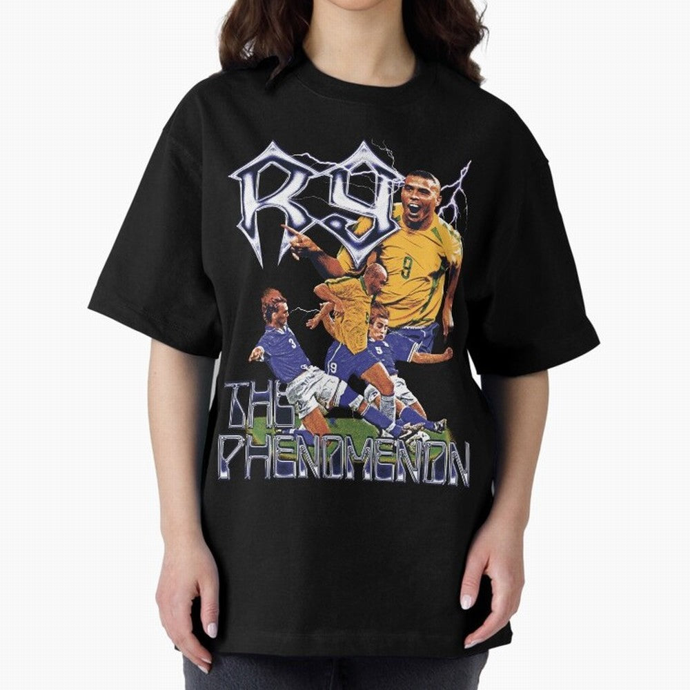 R9, The Phenomenon Oversized T-Shirt Honor Football Greatness during FIFA World Cup 2026 USA Canada Mexico Made for Neymar, Haaland and Cristiano Ronaldo, Netherlands Energy, Tournament Hype, Historic Matchups, Family Viewing Parties and Global