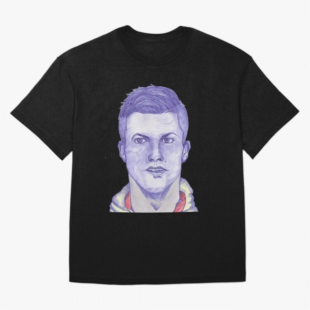 C-Ronaldo portrait drawing Oversized T-Shirt Show Your Stadium Side during FIFA World Cup 2026 Group Stage for Fans of Mbappe and Neymar and Argentina, Bringing Global Supporter Spirit, Legendary Goals, National Colors and Tournament Celebration;