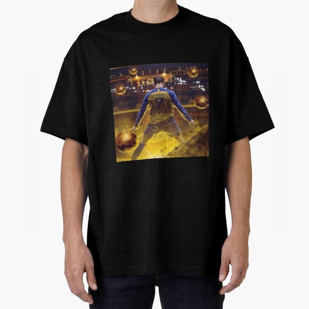 Ronaldo al nassr Oversized T-Shirt Make Game Day About Global Football Passion for FIFA World Cup 2026 USA Canada Mexico, Celebrating Neymar, England, France and Netherlands, Champion Mindset, Group Stage Buzz, Knockout Tension and Passionate Fan
