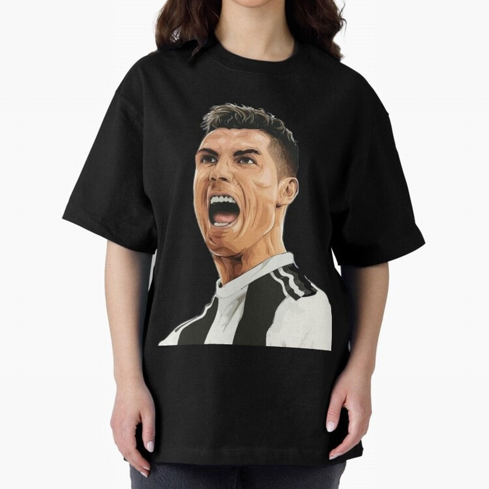 Ronaldo Ronaldo Oversized T-Shirt Celebrate Unforgettable Nights in Global Football Passion for FIFA World Cup 2026 USA Canada Mexico, Driven by Neymar, Haaland and Cristiano Ronaldo, Argentina, France and Brazil, Football Festival Excitement,