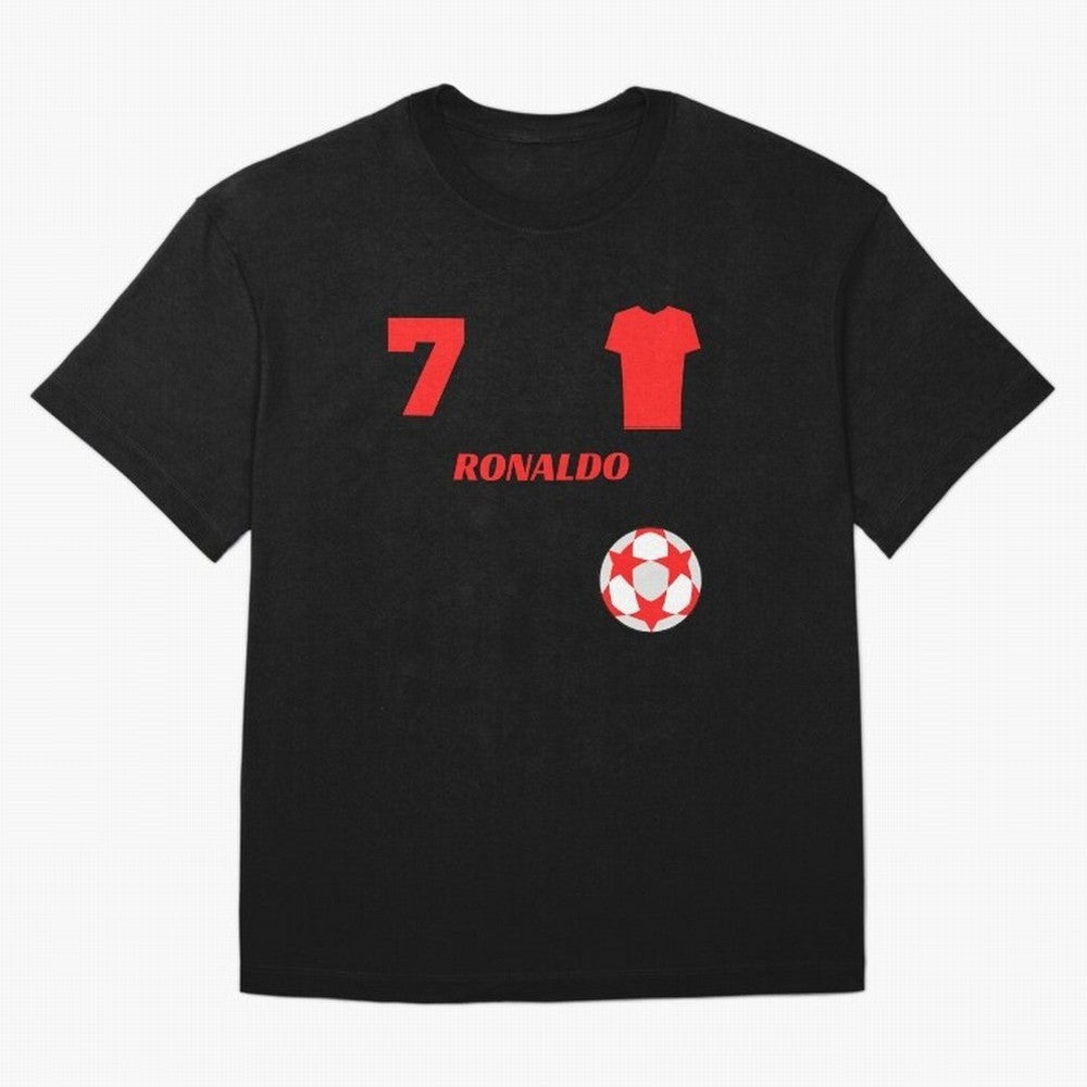 Ronaldo 7 - Man U Back to Manchester Oversized T-Shirt Show Championship Spirit for Global Football Passion for FIFA World Cup 2026 USA Canada Mexico, Driven by Neymar, England and Germany, Global Supporter Spirit, Legendary Goals, National Colors