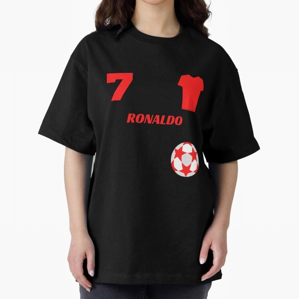 Ronaldo 7 - Man U Back to Manchester Oversized T-Shirt Show Championship Spirit for Global Football Passion for FIFA World Cup 2026 USA Canada Mexico, Driven by Neymar, England and Germany, Global Supporter Spirit, Legendary Goals, National Colors
